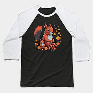 Squirrel Fathers Day Baseball T-Shirt